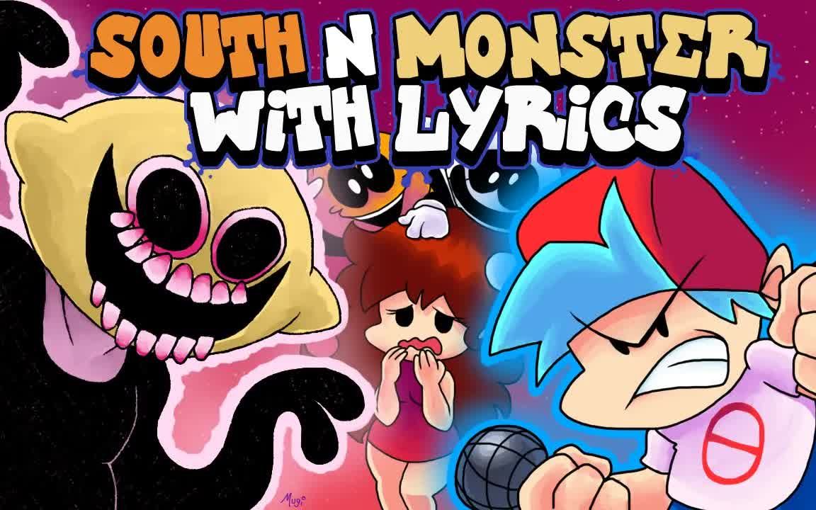 [图]额外周双子+柠檬填词翻唱【中字/FNF音乐剧】South & Monster WITH LYRICS By RecD - Friday Night Funkin