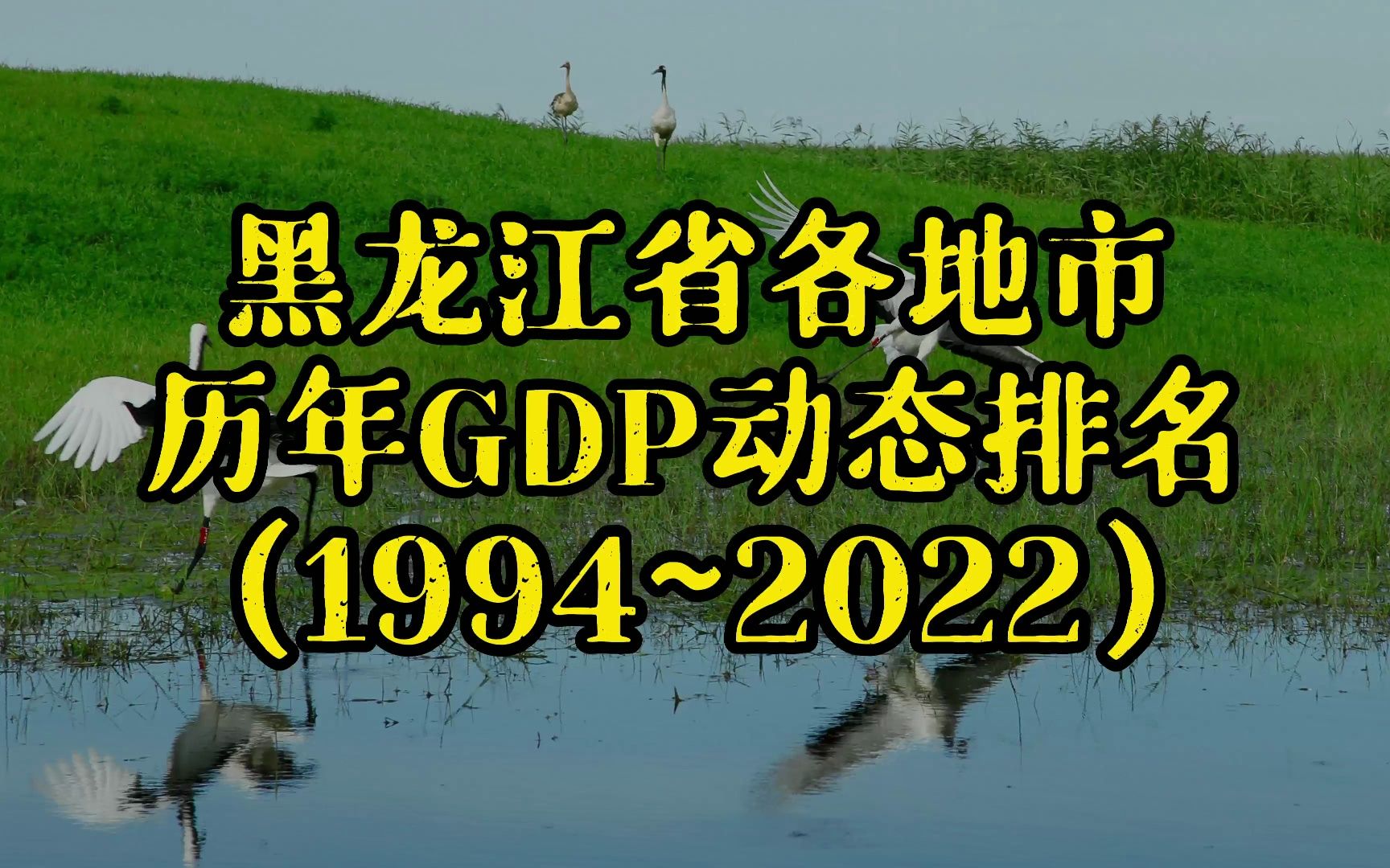 黑龙江省各地市历年GDP排行,东北黑龙江GDP排名,大庆曾超哈尔滨哔哩哔哩bilibili