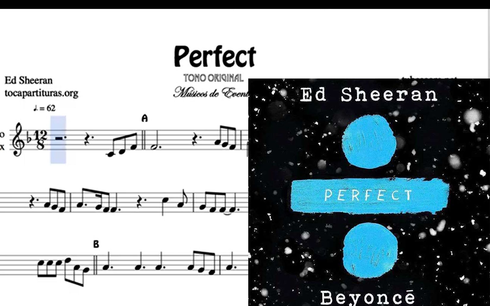 中音萨克斯谱 【perfect】 ed sheeran