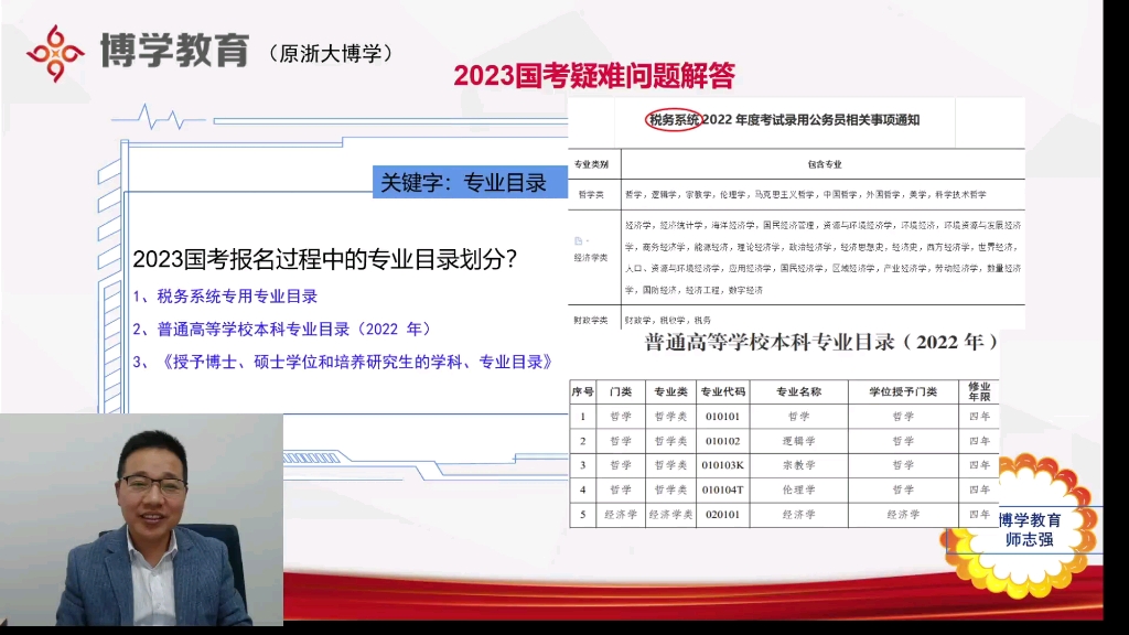 2023国考如何查看专业目录?哔哩哔哩bilibili