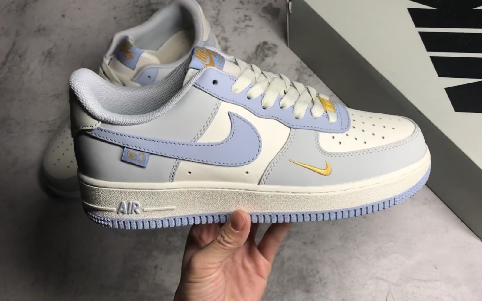 【全方位实拍】nike air force 1 low 夏日普罗旺斯 蓝白