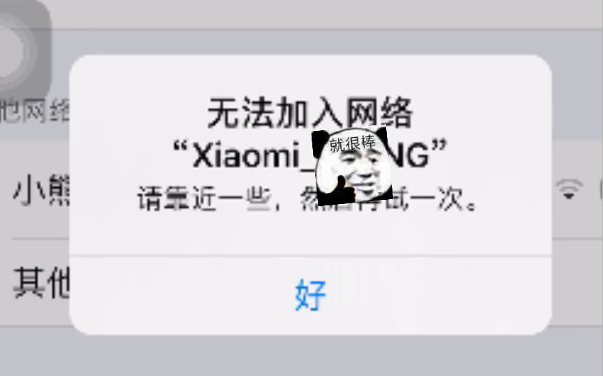 苹果!无法加入网络就很棒!哔哩哔哩bilibili