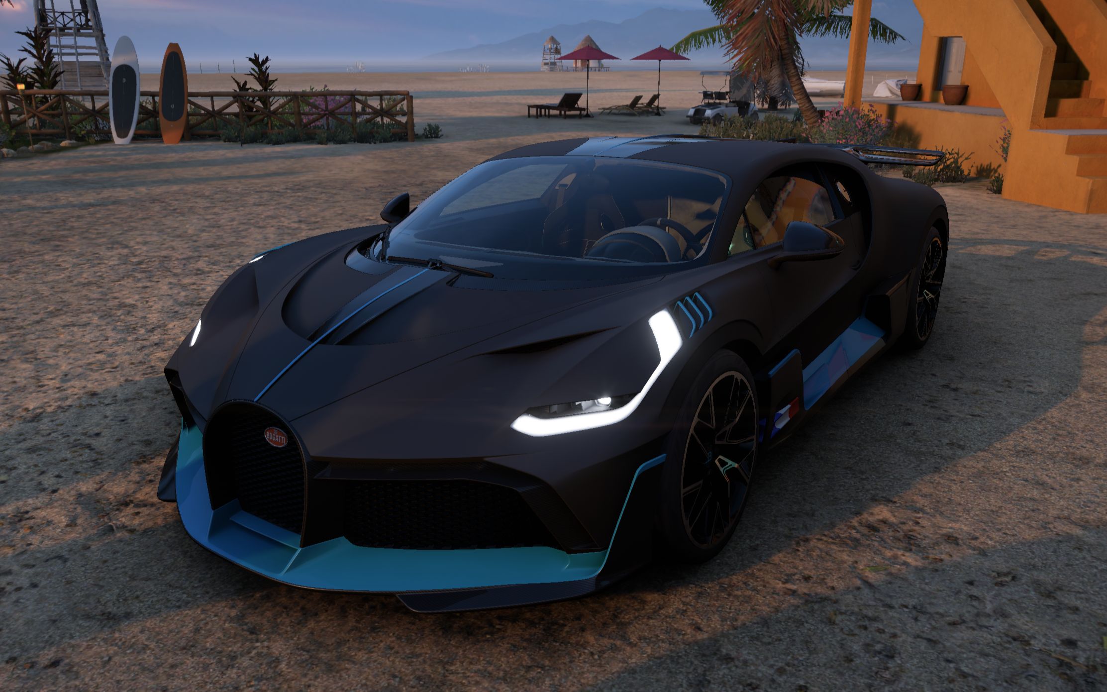 forza horizon 5 布加迪divo2019碳陶瓷刹车