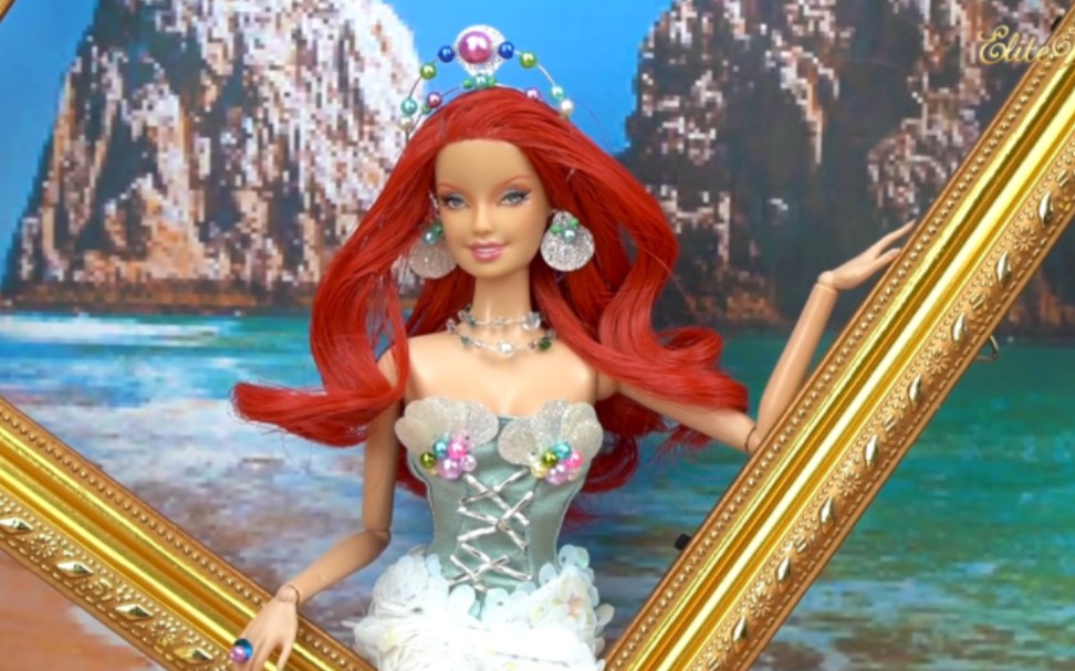 芭比娃娃的惊人改造|小美人鱼～爱丽儿