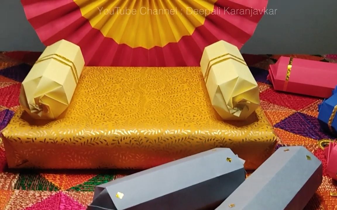 【简易折纸教程】如何为你的象头神装饰枕头,折纸枕头