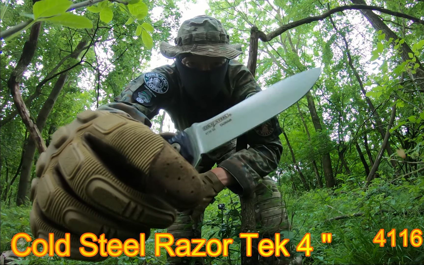 【JOE X】冷钢 Razor Tek 4英寸 直刀 抗折抗冲击测试 钢材4116ss不锈钢哔哩哔哩bilibili