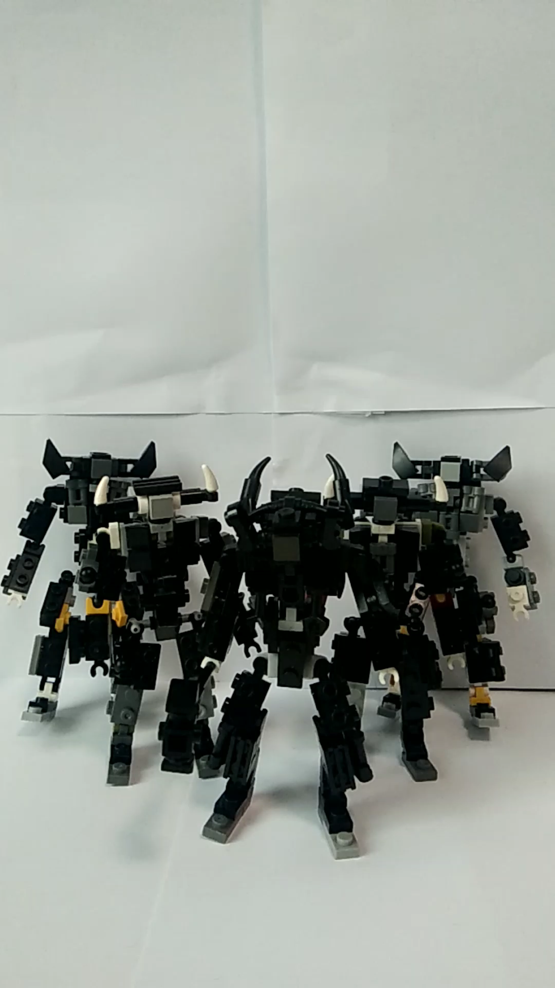 乐高变形金刚变5犰狳鬼;求雨鬼;地狱火