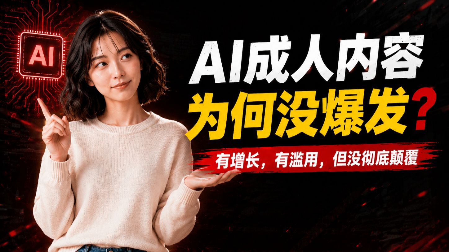 为什么AI没有让成人内容爆发？技术、监管与人性的三重博弈封面