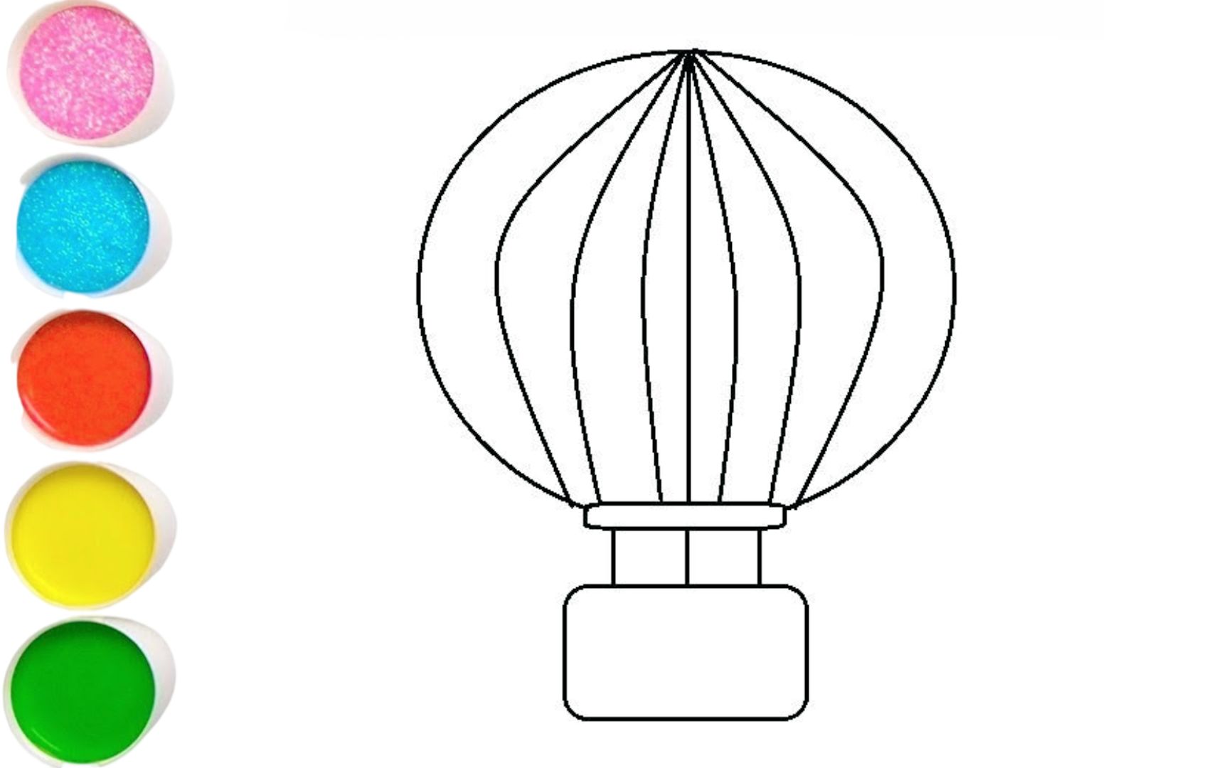 教小朋友们画热气球,非常简单哦哔哩哔哩bilibili