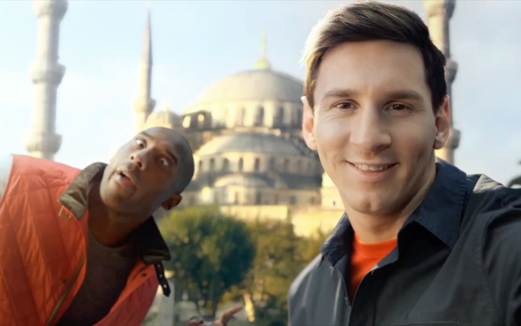 梅西和科比早年一起拍摄的广告,满满的都是回忆-三个活宝一台戏-默认