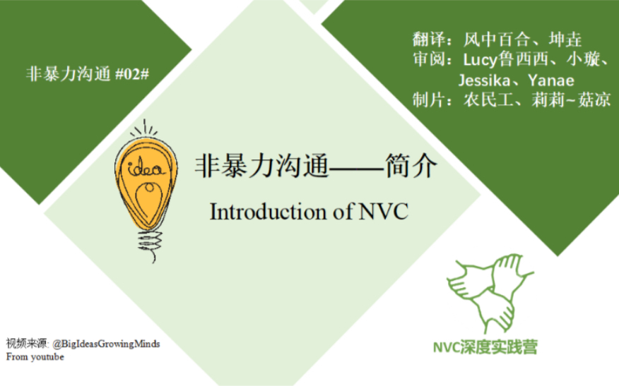 [图]#NVC #非暴力沟通 非暴力沟通对于我们生活的正向影响