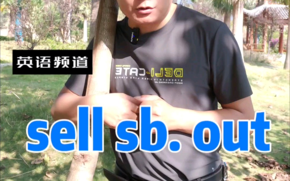 英语不能丢:Sell sb. out是个什么意思?哔哩哔哩bilibili