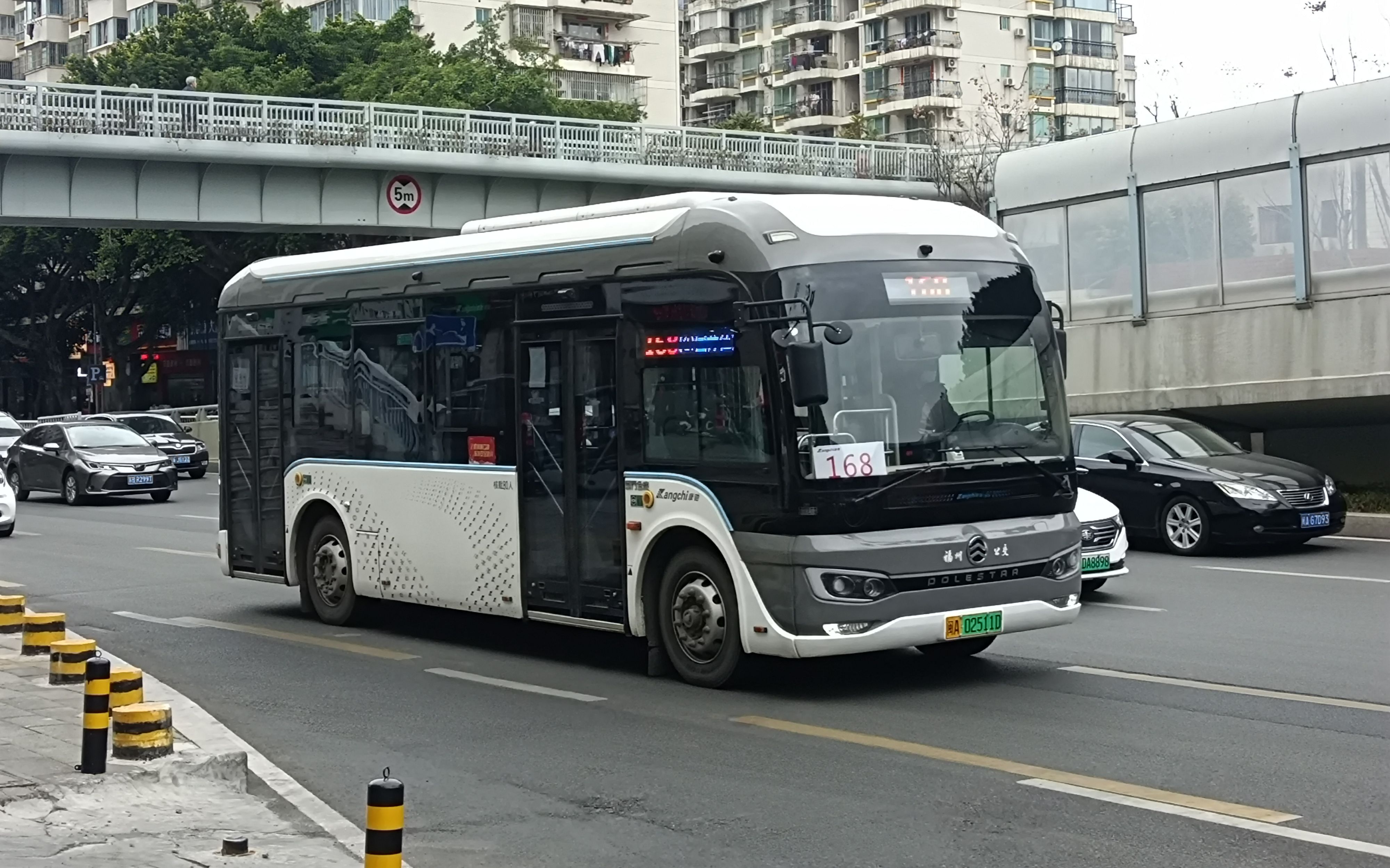 【基础观察】【串遍六校】福州康驰新巴士168路pov前挡视角【金牛山