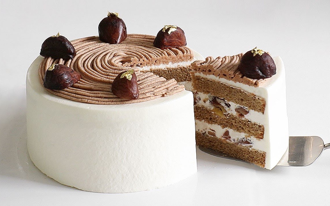 【减压系列】 栗子勃朗峰蛋糕 | 早上好