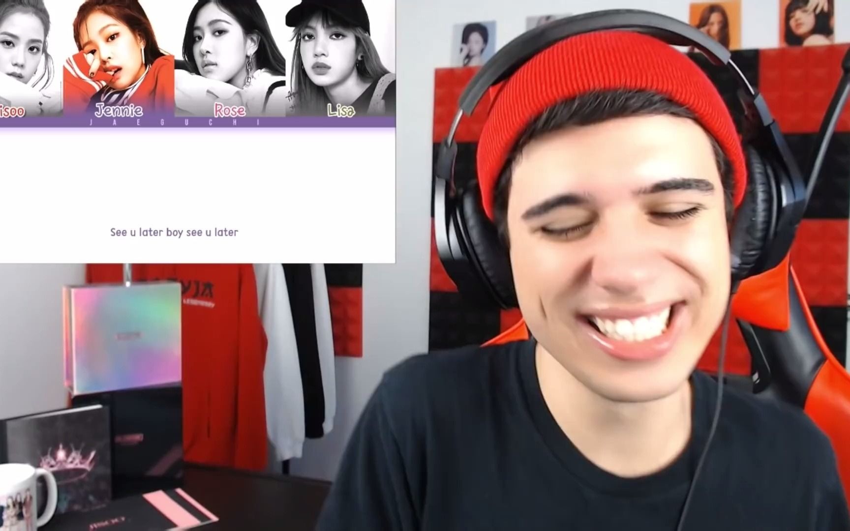 blackpink表情夸张但爱是真的小哥reactionseeulater歌词版和舞台2018