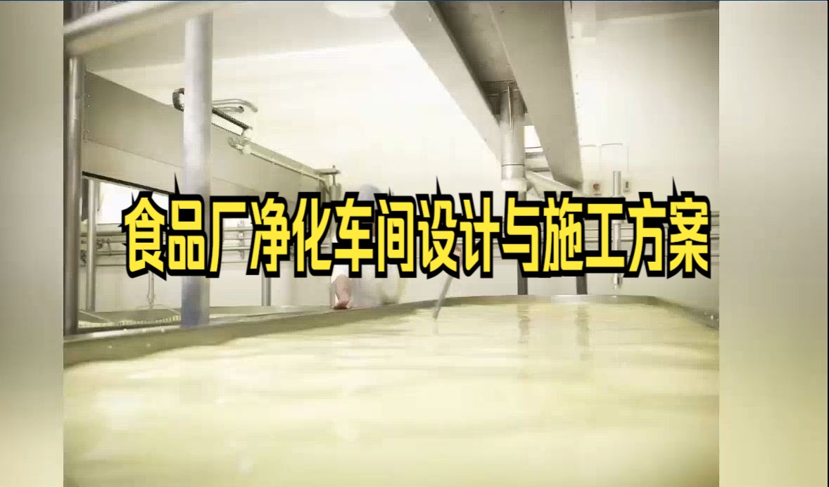 食品厂净化车间设计与施工方案,辽宁乐金建设介绍哔哩哔哩bilibili