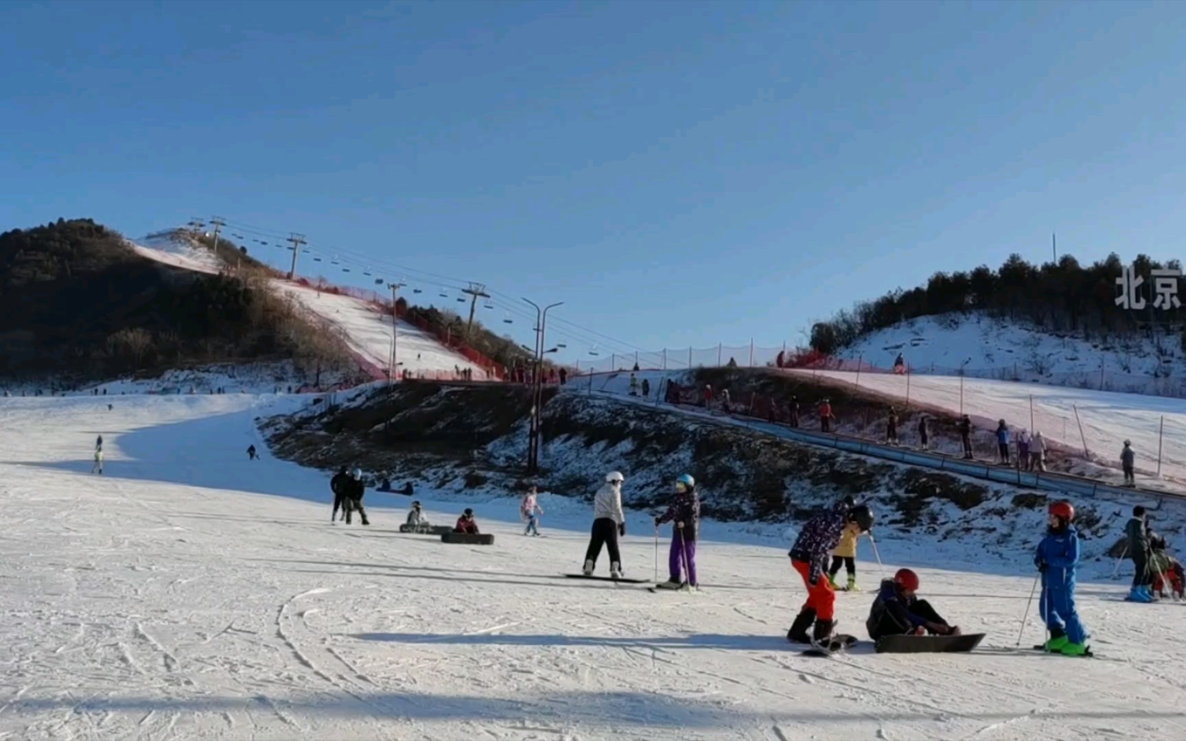 【世界宅】元旦北京莲花山滑雪哔哩哔哩bilibili