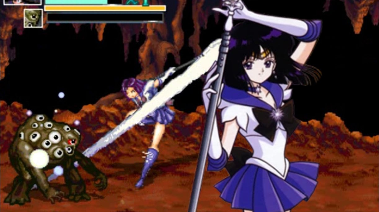 openbor街机游戏《美少女战士》水手土星 , 优化版 v2