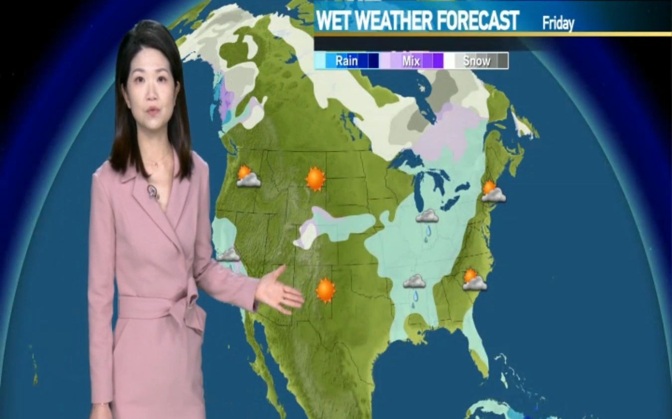 【20231117】全球天气预报英文版 cgtn weather