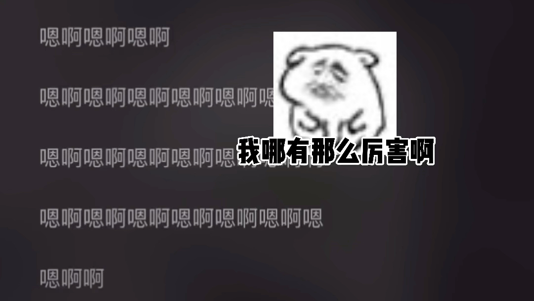 嗯啊嗯啊!哔哩哔哩bilibili