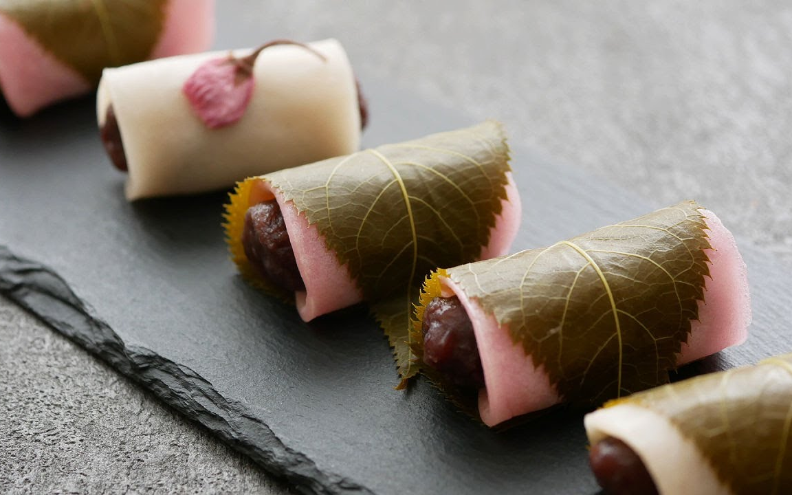 【cook kafemaru】富有春天气息的樱饼~|sakura-mochi_哔哩哔哩_bilib