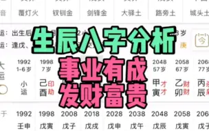 Video herunterladen: 《客户八字分析》发财富贵的八字分析