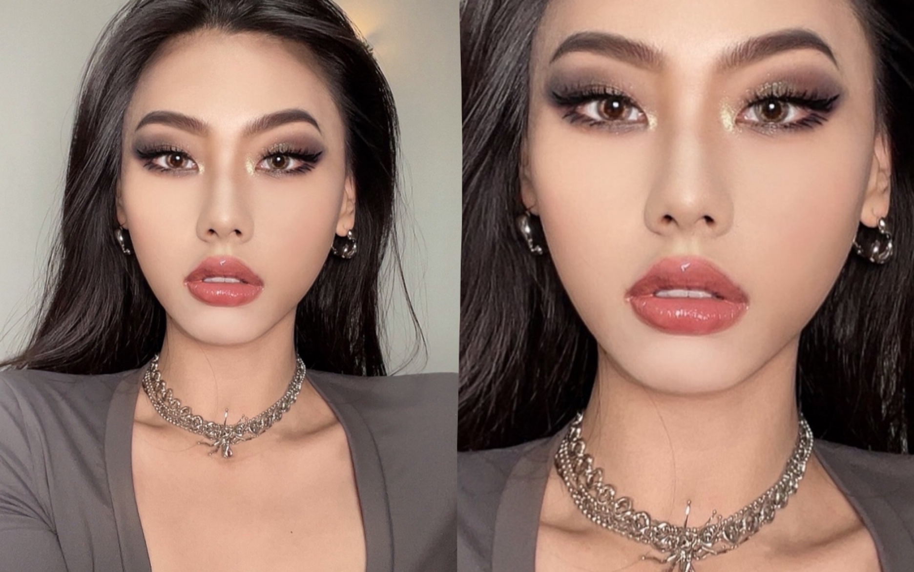 快速卡点化妆|没有手法可言的欧美烟熏妆|超简单高级辣妹妆容