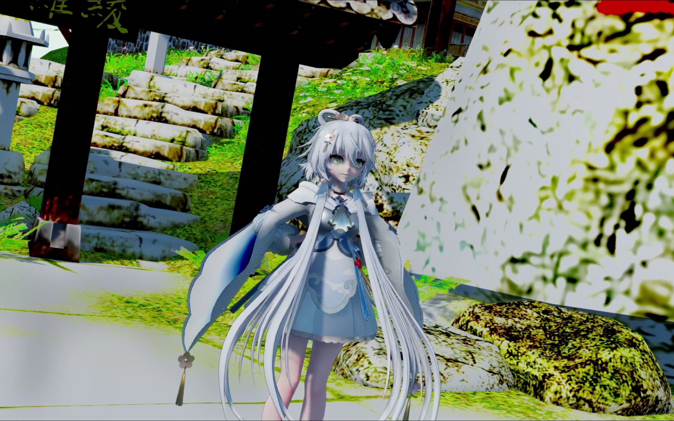 mmd 洛天依 古风衣装 dumb dumb