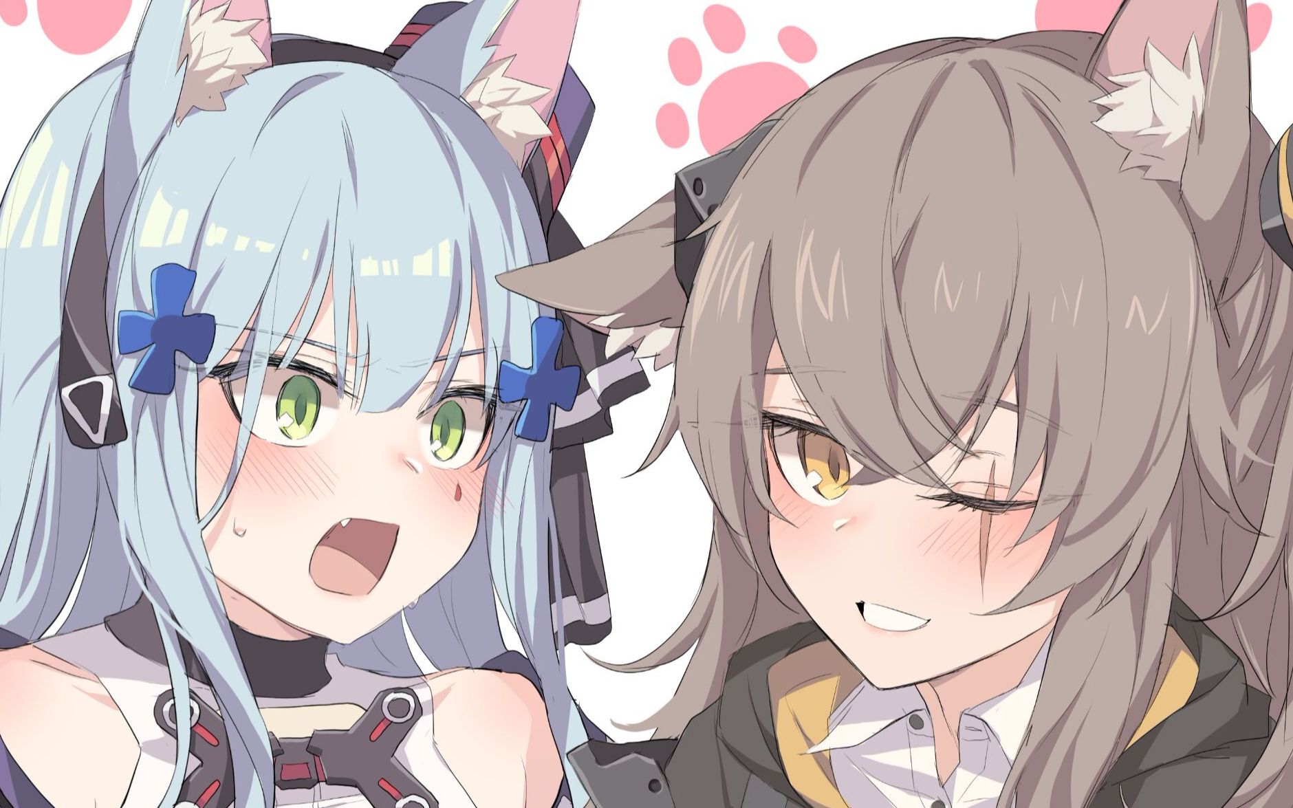 活动作品主角404全兔子皮肤实况展示少女前线周年庆