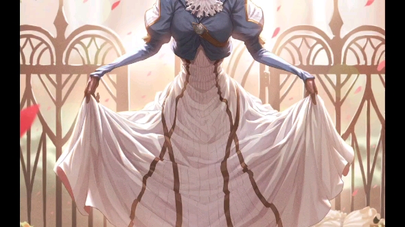 活动作品紫罗兰永恒花园薇尔莉特的美你能能懂吗