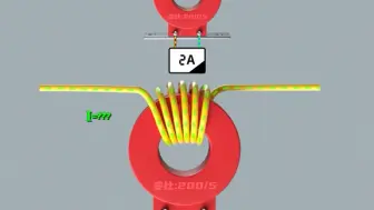 Скачать видео: 互感器穿5圈，电流如何算？