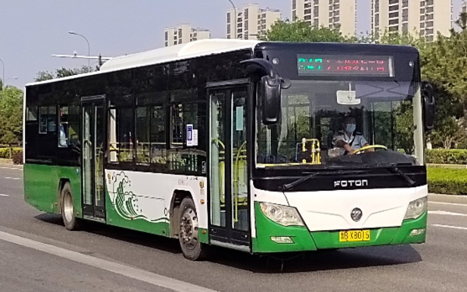 [环湾摇摇车]青岛公交947路(铁路北站东广场-方特梦幻王国)全程8倍速