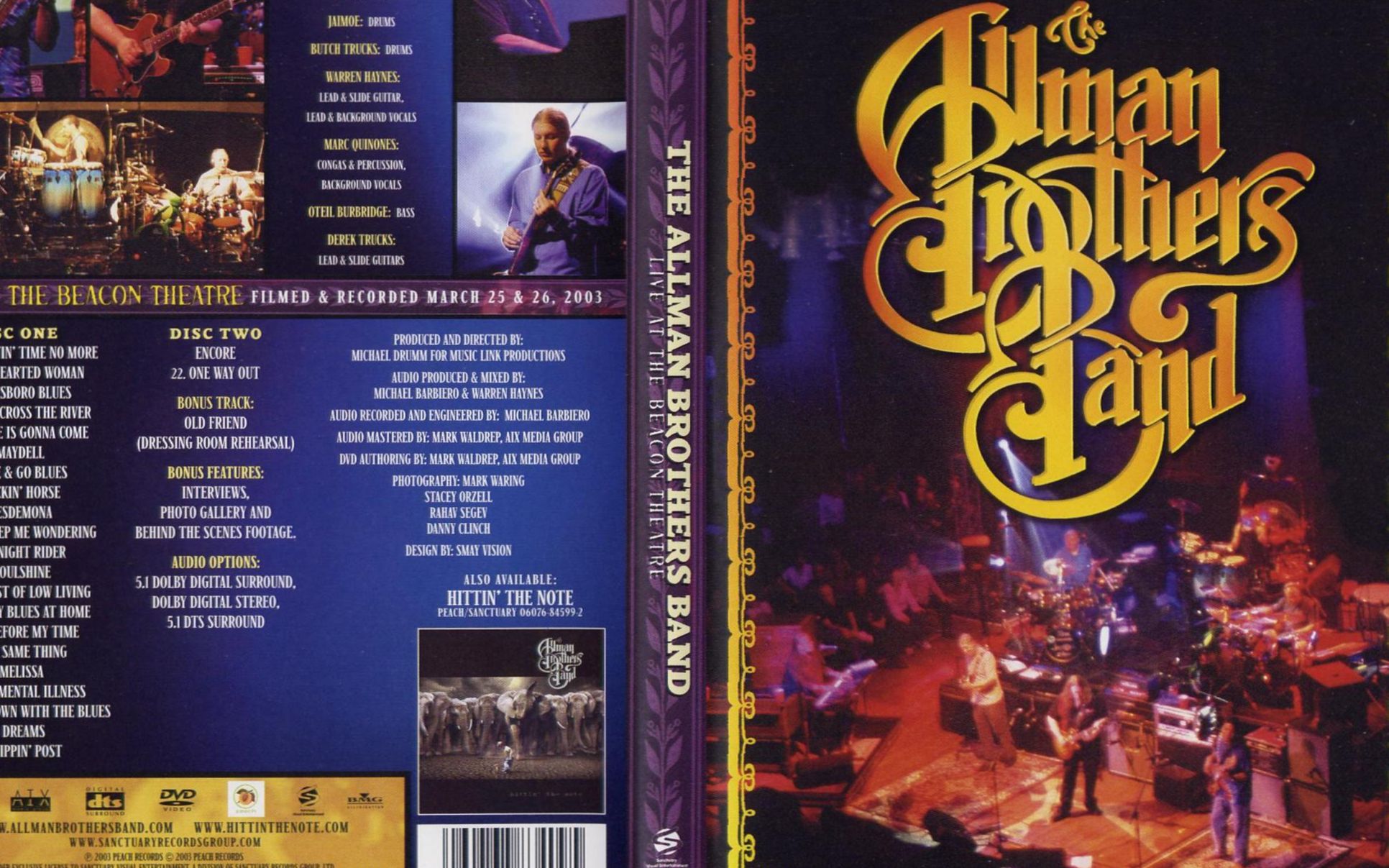 Allman Brothers Band with Derek Trucks  Live at the Beacon Theatre 2003哔哩哔哩bilibili