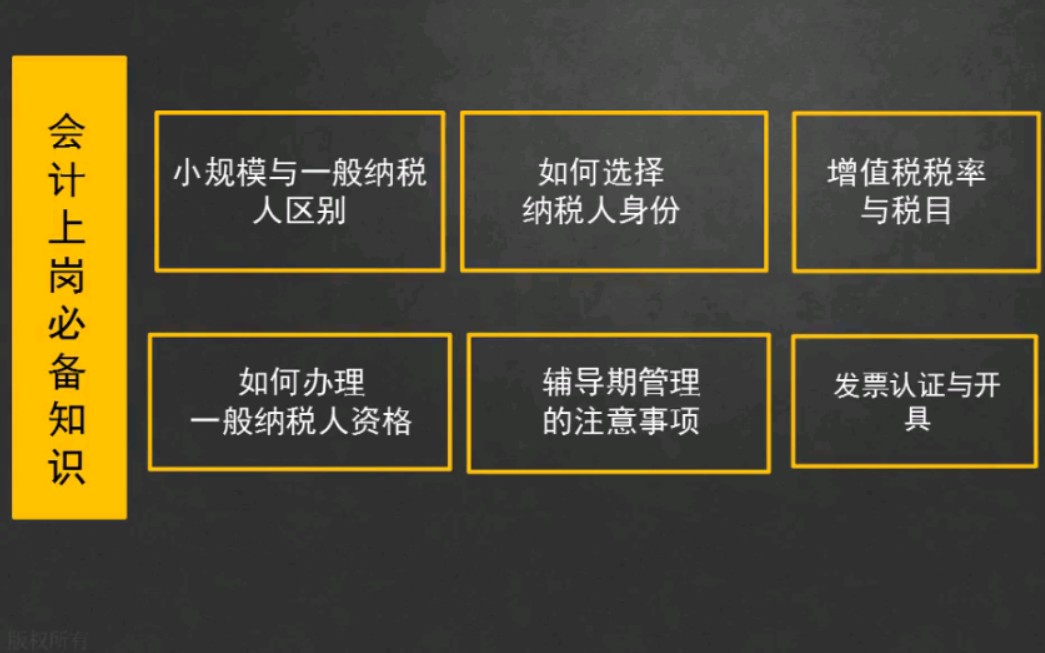 1.了解会计基础知识之小规模纳税人与一般纳税人的区别哔哩哔哩bilibili