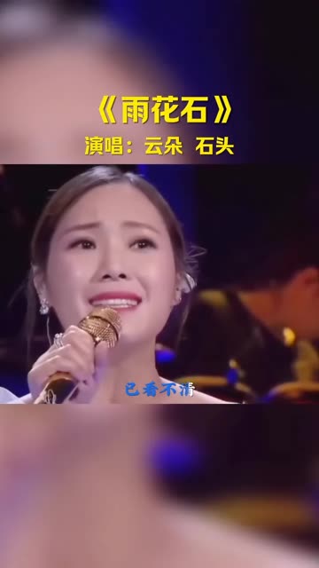 云朵 石头经典歌曲《雨花石》精简版,演唱高潮迭起,掌声不断,至今无人超越哔哩哔哩bilibili