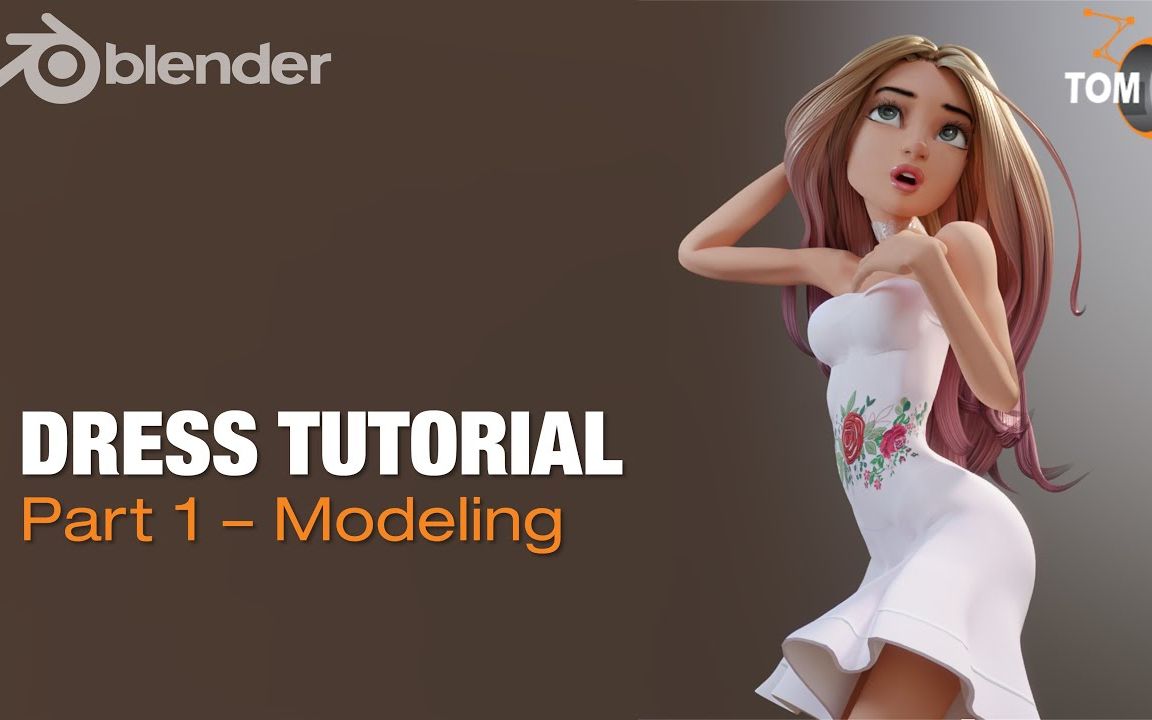 Blender 卡通礼服建模系列教程(共三集)哔哩哔哩bilibili