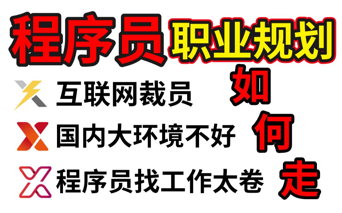 互联网裁员、国内大环境不好、程序员找工作太卷要求高,程序员职业发展到底应该怎么走?计算机编程还值得学习吗?java/Python/C/GO/前端AI该如何选择...