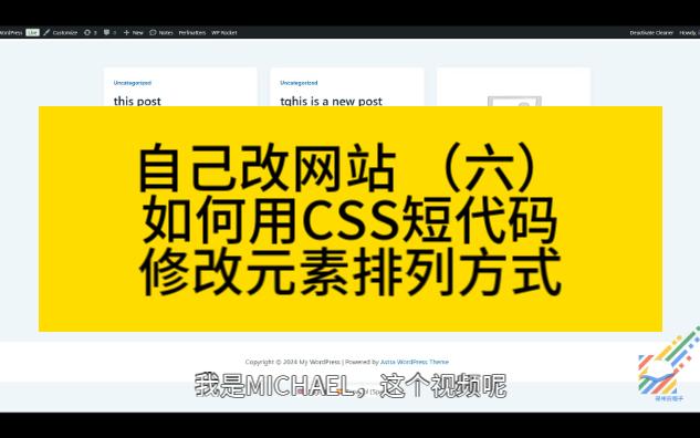 如何用CSS短代码调整网页上元素的展示方式哔哩哔哩bilibili