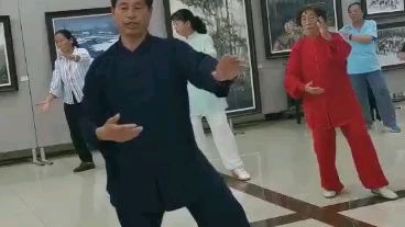 [图]永年承扬太极，李永增老师在文化馆教授传统杨氏太极拳！