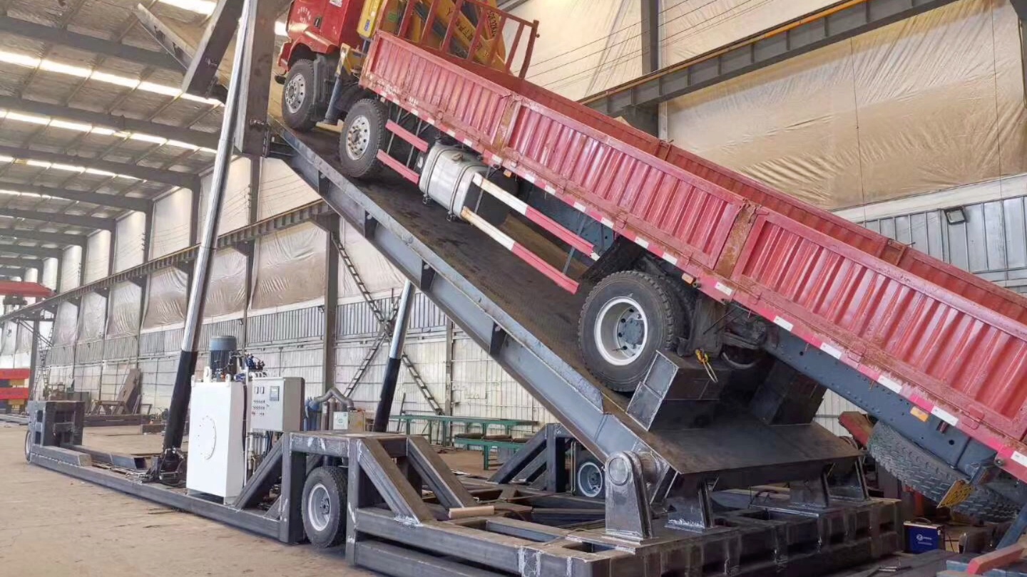 移动式液压翻版卸粮机#后翻式翻版卸粮机#地抗式翻版卸粮机