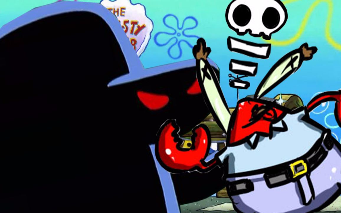 3 am at the krusty krab丨凌晨三点在蟹堡王的午夜惊魂!