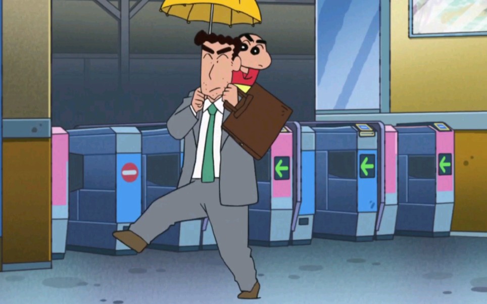 蜡笔小新,接广志回家