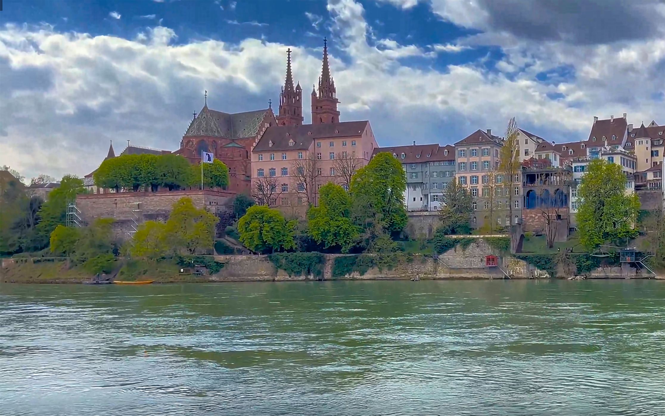 日暮不眠的诗与远方,艺术之城拥抱阳光|瑞士巴塞尔2023阳光漫步【4k】