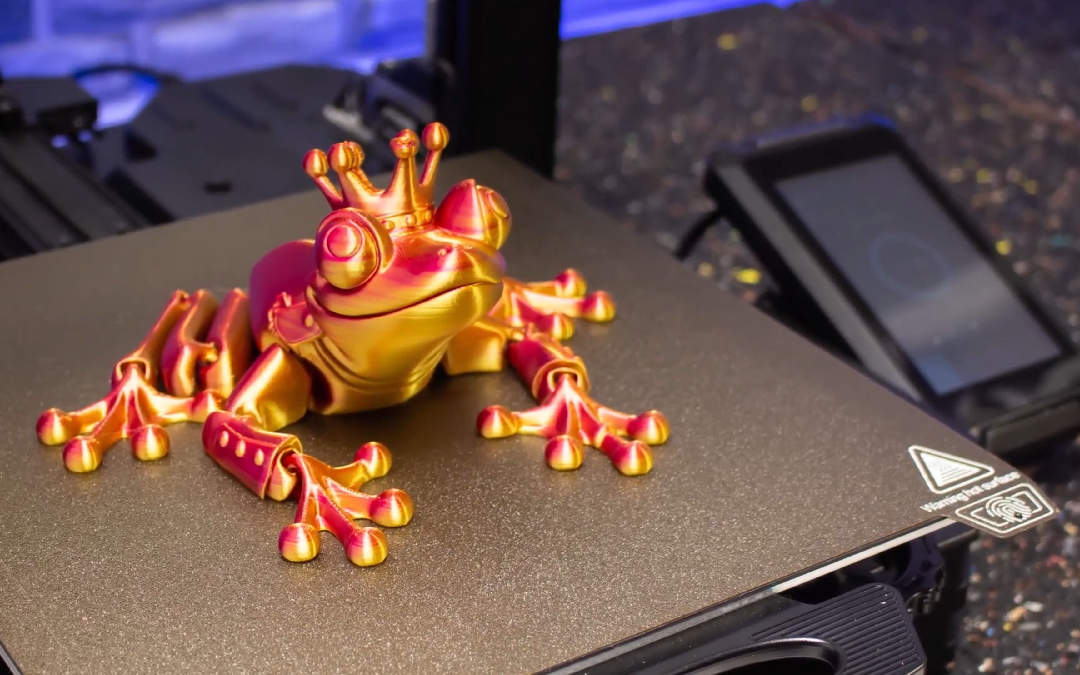 3d打印青蛙王子玩具