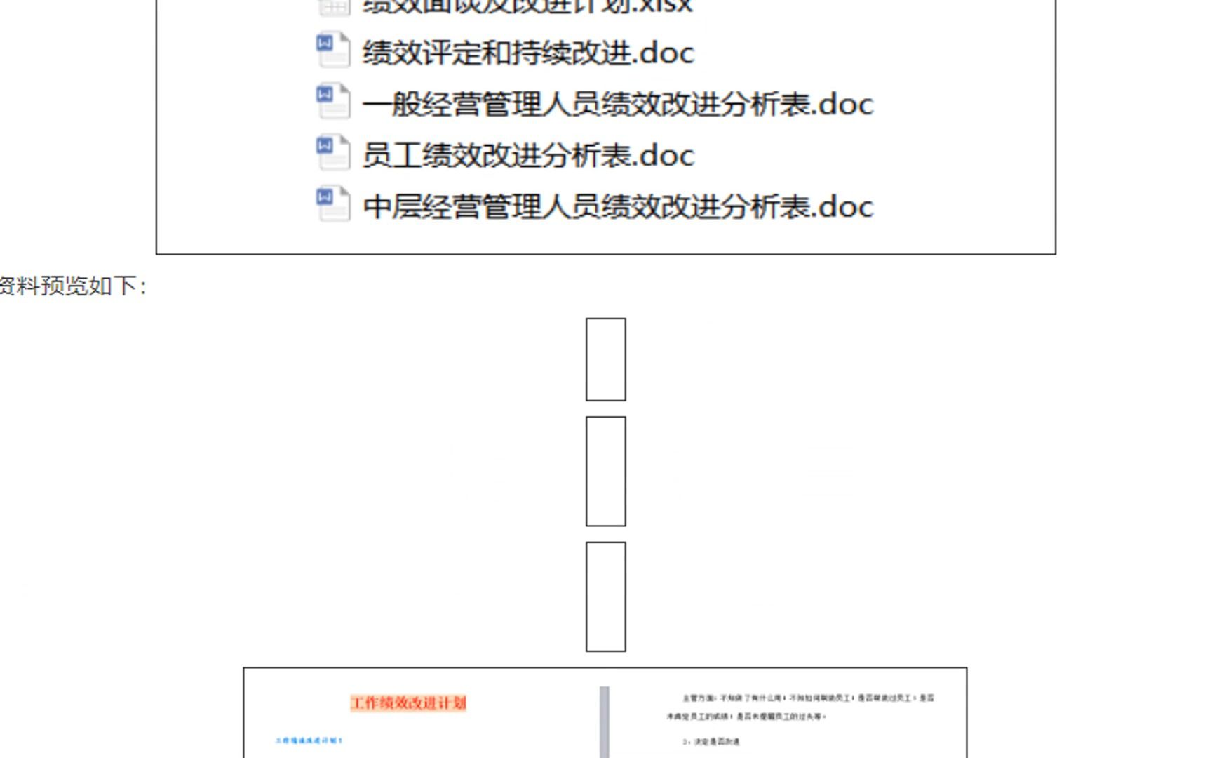 员工绩效改进计划资料集哔哩哔哩bilibili