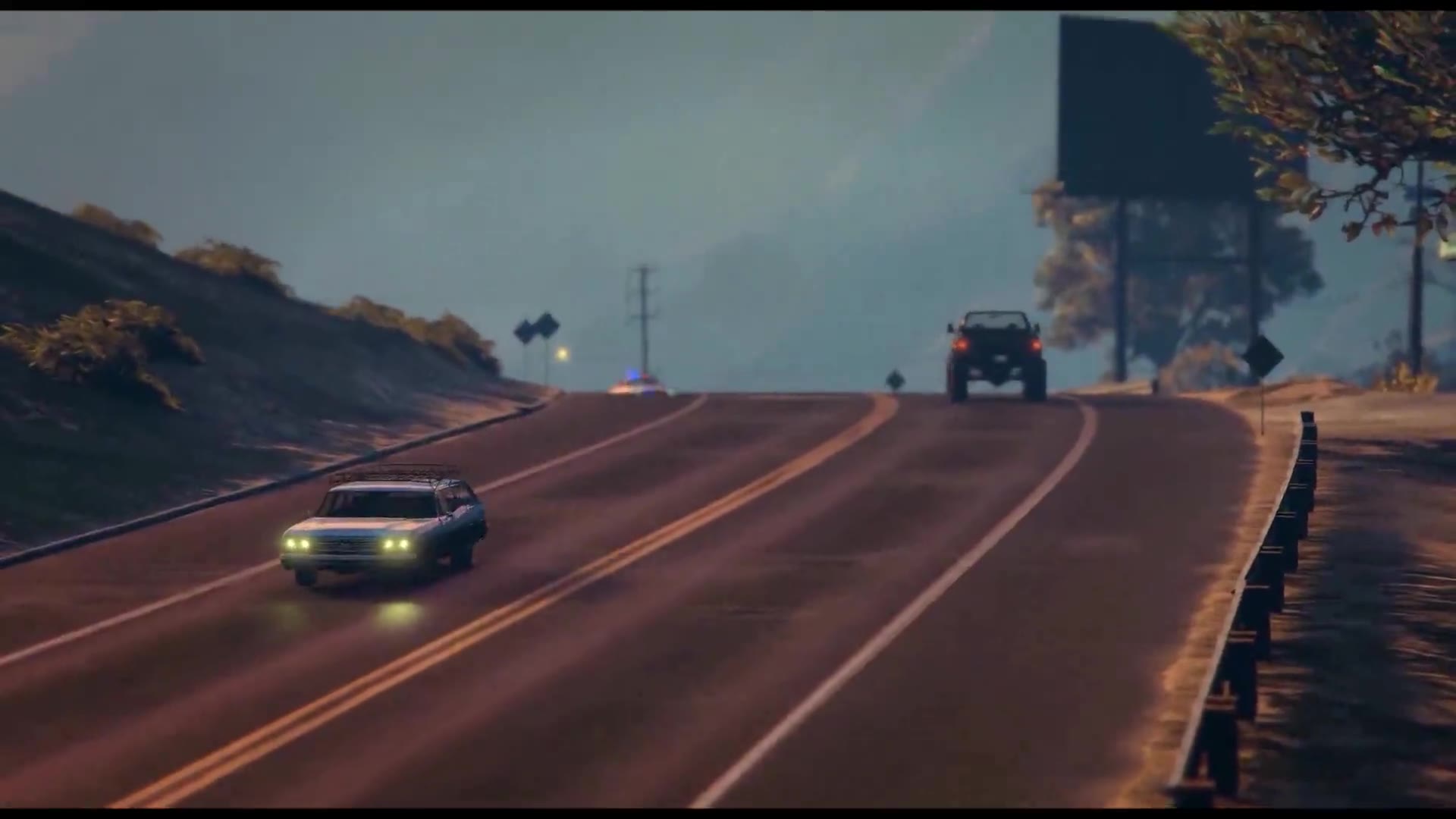 活动作品gta5超平常的一次开车用了r星的编辑器后会是什么效果