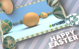 模板-鸡蛋掉落复活节贺卡特效的公司企业品牌商品店铺标志动态片头模板设计动态徽标视频动态标识视频模板