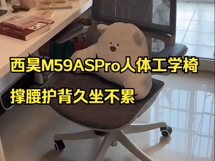 西昊M59ASPro人体工学椅,撑腰护背久坐不累!哔哩哔哩bilibili