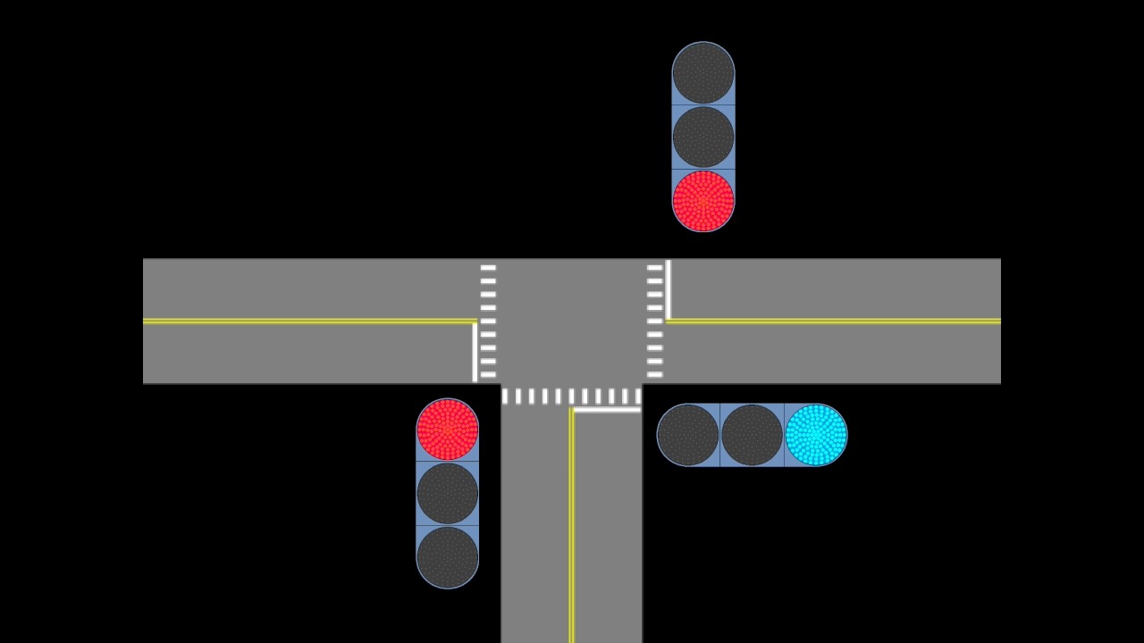 台灣地區t字路口號誌介紹
