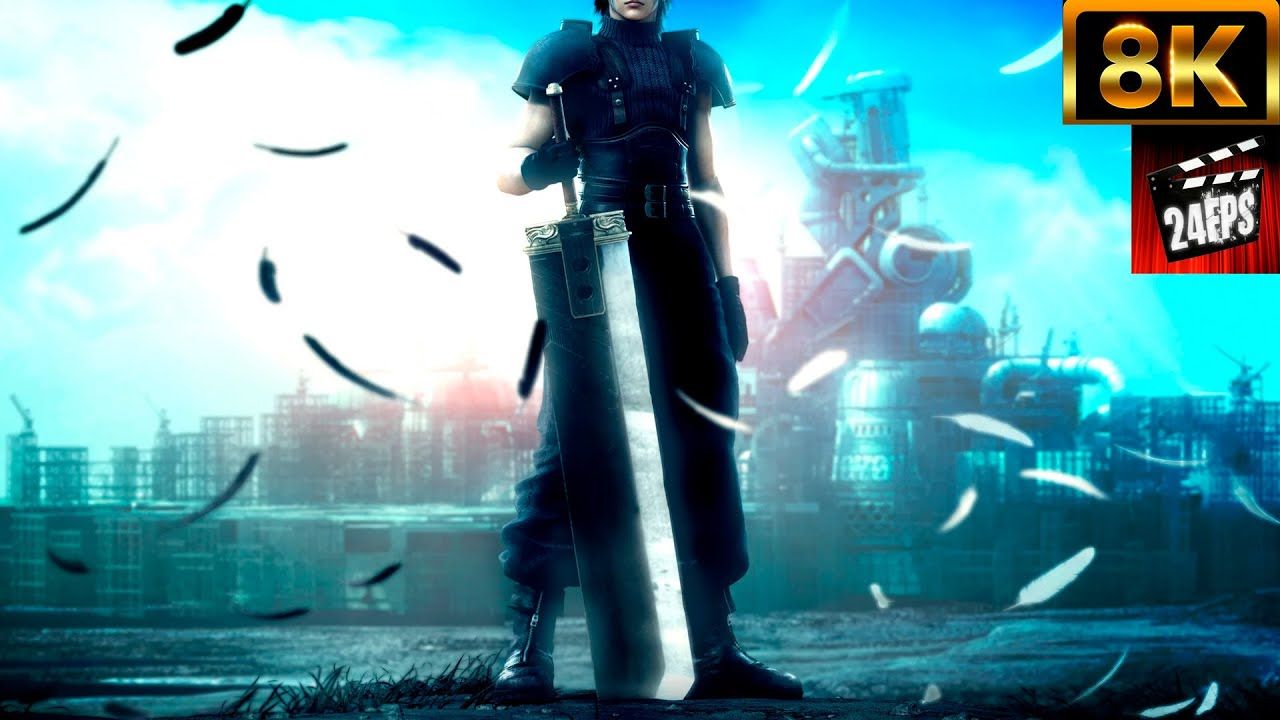 【8k】2007年《最终幻想7核心危机》全cg动画合集 超分画质增强版